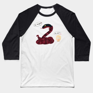 Snake in a Sock Baseball T-Shirt